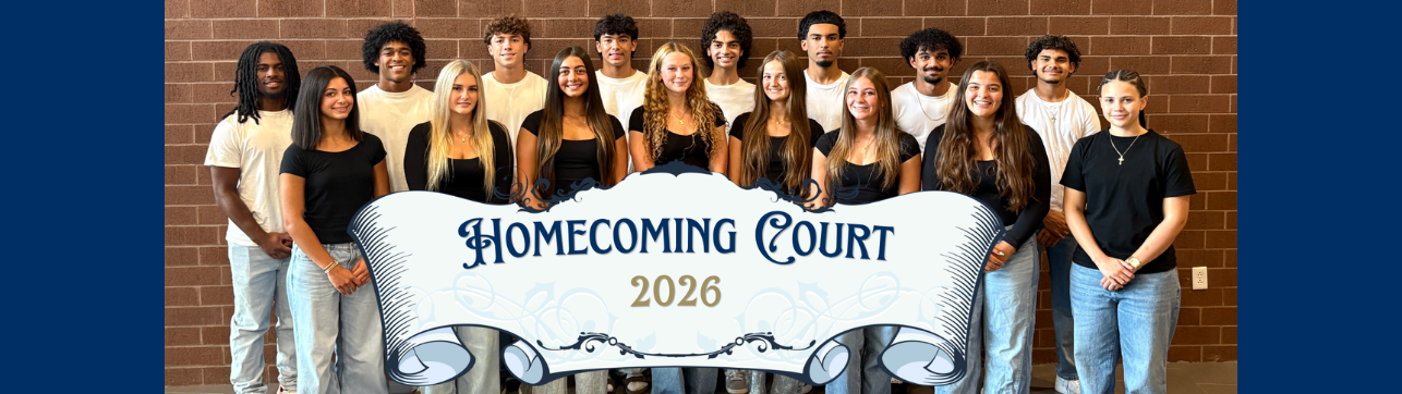 2026-2027 Homecoming court named
